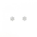 【リメイク】PT/ST ダイヤモンド ピアス 0.326CT 0.346CT E SI2 VG-G