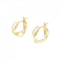 【新品】K18YG フープ ピアス