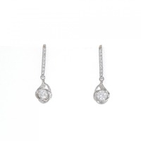 PT ダイヤモンド ピアス 0.30CT