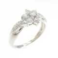 PT フラワー ダイヤモンド リング 0.50CT