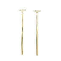 K18YG ダイヤモンド ピアス 0.10CT