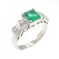 PT エメラルド リング 0.74CT