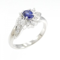 PT サファイヤ リング 0.37CT