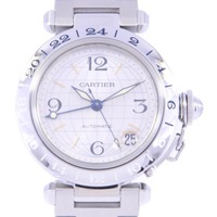 カルティエ パシャC GMT W31029M7 SS 自動巻