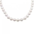 シルバークラスプ アコヤパール ネックレス 9-9.5mm
