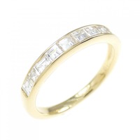 750YG ハーフエタニティ ダイヤモンド リング 1.01CT
