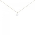 K18YG ダイヤモンド ネックレス 0.10CT