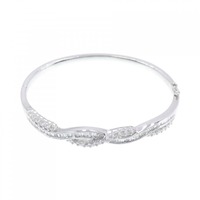 750WG ダイヤモンド バングル 2.36CT