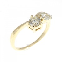 K18YG ダイヤモンド リング 0.65CT