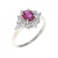 PT ルビー リング 0.66CT