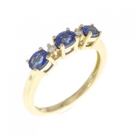 K18YG サファイヤ リング 0.62CT