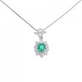 PT エメラルド ネックレス 0.24CT