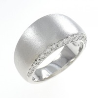 K18WG ダイヤモンド リング 0.89CT