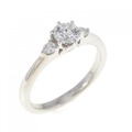 PT ダイヤモンド リング 0.315CT D VVS1 3EXT H＆C