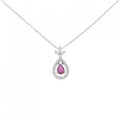 PT ルビー ネックレス 0.41CT
