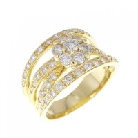 K18YG ダイヤモンド リング 0.53CT