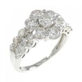 PT フラワー ダイヤモンド リング 2.06CT