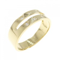 【新品】K18YG ダイヤモンド リング 0.06CT