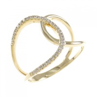 K18YG ダイヤモンド リング 0.17CT