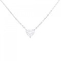 グラフ ハート ダイヤモンド ネックレス 0.50CT E VS1 ハートシェイプ