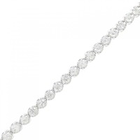 K18WG ダイヤモンド ブレスレット 2.00CT