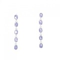 K18YG タンザナイト ピアス 1.50CT