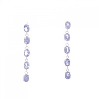 K18YG タンザナイト ピアス 1.50CT