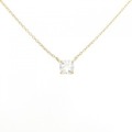 【リメイク】K18YG ダイヤモンド ネックレス 0.300CT G VS2 ファンシーカット