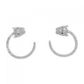 K18WG ダイヤモンド ピアス 1.00CT