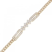K18YG ダイヤモンド ブレスレット 1.24CT