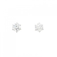 【リメイク】PT/ST ダイヤモンド ピアス 0.500CT 0.504CT D VS1-2 EXT