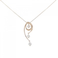 K18PG 2WAY ダイヤモンド ネックレス 0.51CT