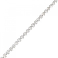 K18WG ダイヤモンド ブレスレット 2.00CT