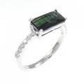 K18WG トルマリン リング 1.31CT