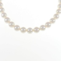 シルバークラスプ アコヤパール ネックレス 7.5-8mm