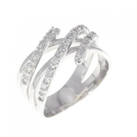 K18WG ダイヤモンド リング 0.28CT