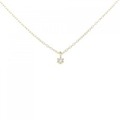 K18YG ダイヤモンド ネックレス 0.03CT