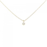 K18YG ダイヤモンド ネックレス 0.03CT