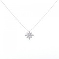 PT フラワー ダイヤモンド ネックレス 0.50CT