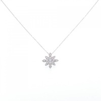 PT フラワー ダイヤモンド ネックレス 0.50CT