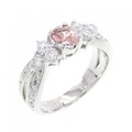 PT サファイヤ リング 0.38CT