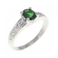 PT グリーンガーネット リング 0.52CT