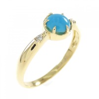 K18YG ターコイズ リング