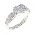 ポンテヴェキオ ハート リング 0.68CT