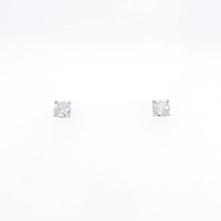 ティファニー ソリティア ピアス 0.19CT 0.19CT I VVS1-2