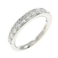 【新品】PT ハーフエタニティ ダイヤモンド リング 0.500CT