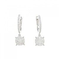 ポンテヴェキオ ダイヤモンド ピアス 0.64CT