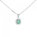 PT エメラルド ネックレス 0.58CT