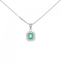 PT エメラルド ネックレス 0.58CT