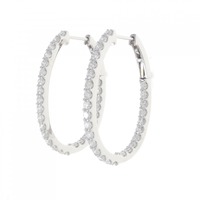 【新品】PT ダイヤモンド ピアス 1.544CT